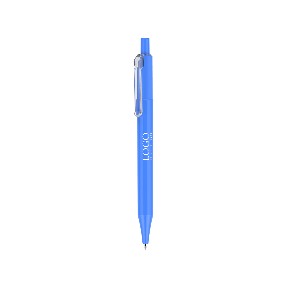 Jacko Retractable Pen blue with logo