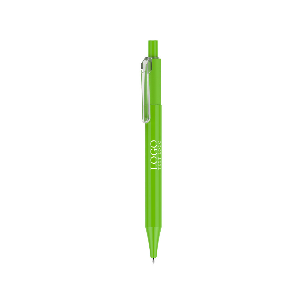 Jacko Retractable Pen green with logo