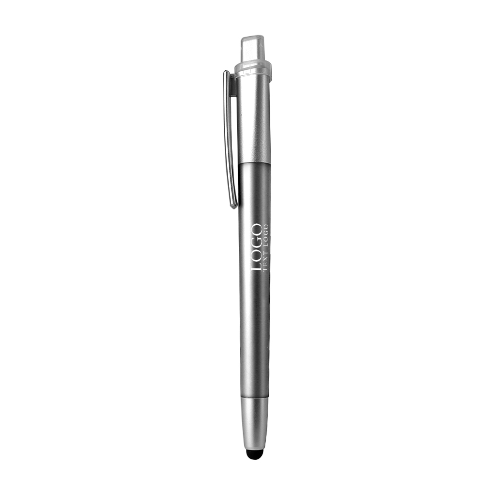 Straight Simple Stylus Pen sliver with logo