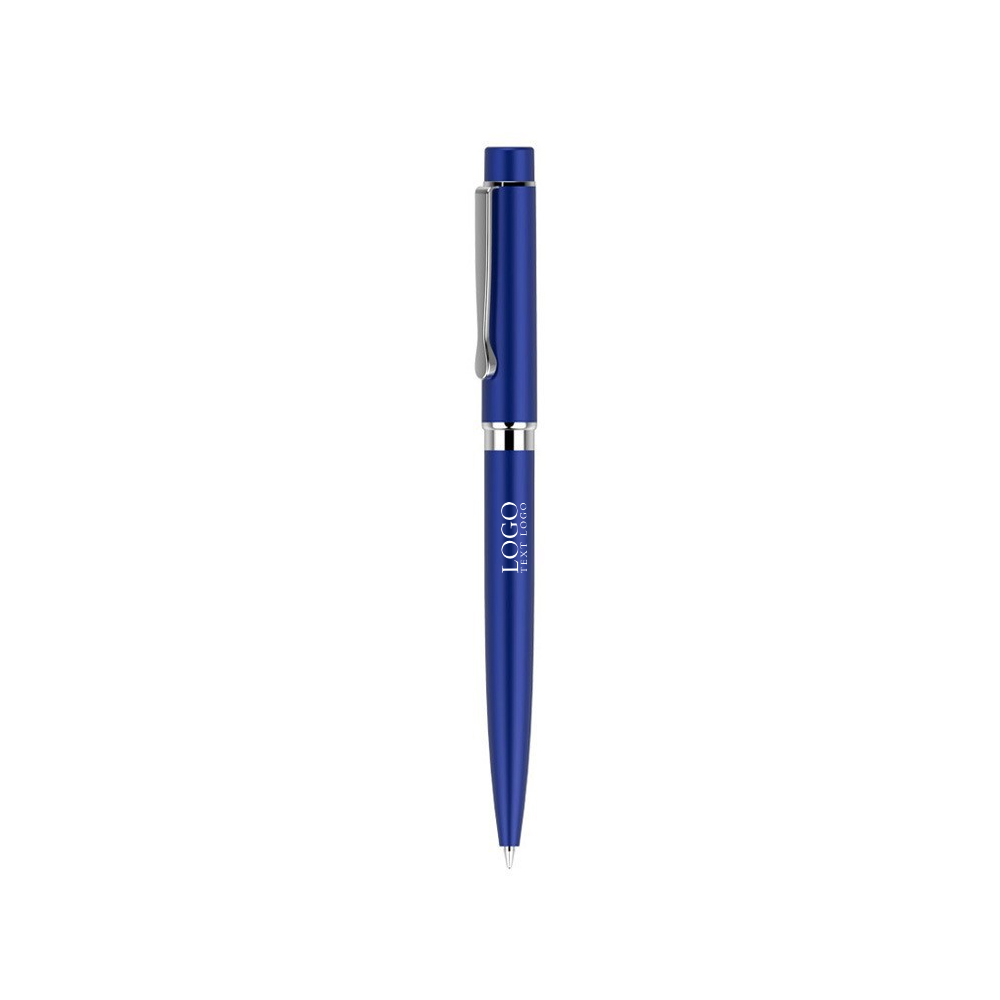 Promo Diplomat Metal Ballpoint Pens blue with logo