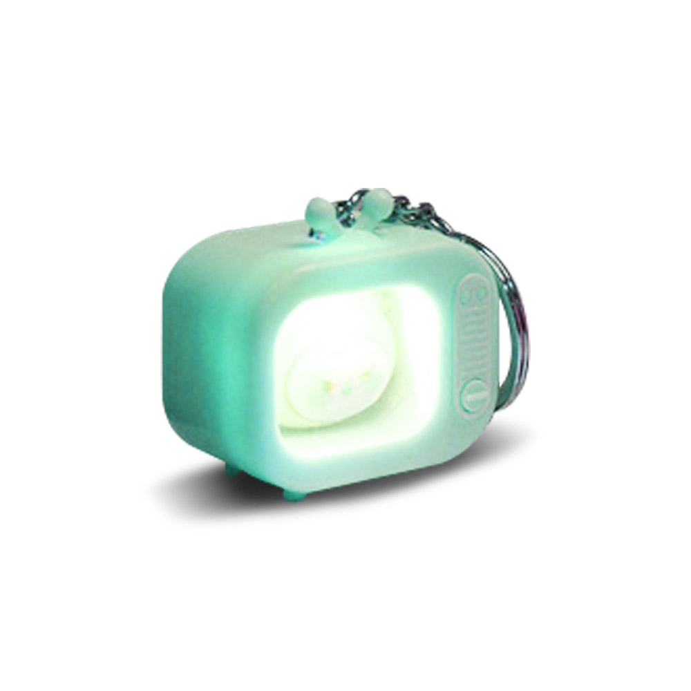 Promo LED TV Keychain side green