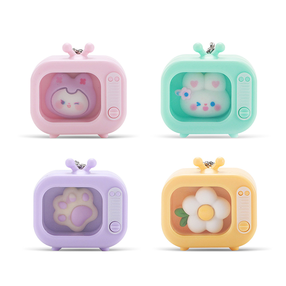 Promo LED TV cute Keychain