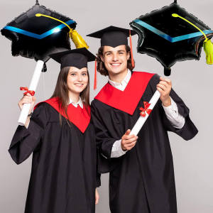 Custom Cap-Shaped Graduation Balloons 