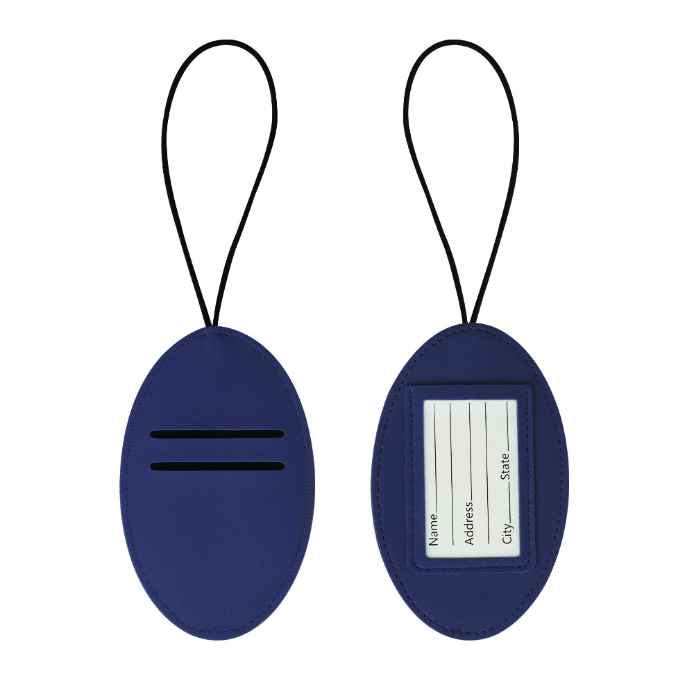 PU Leather Luggage Tags Navy Blue PU Leather Luggage Tags Navy Blue