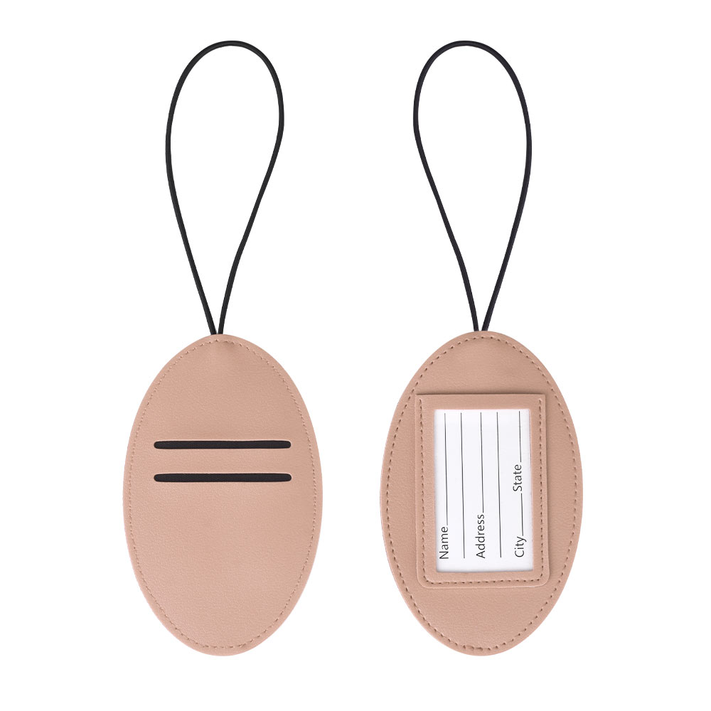 PU Leather Luggage Tags Pink PU Leather Luggage Tags Pink