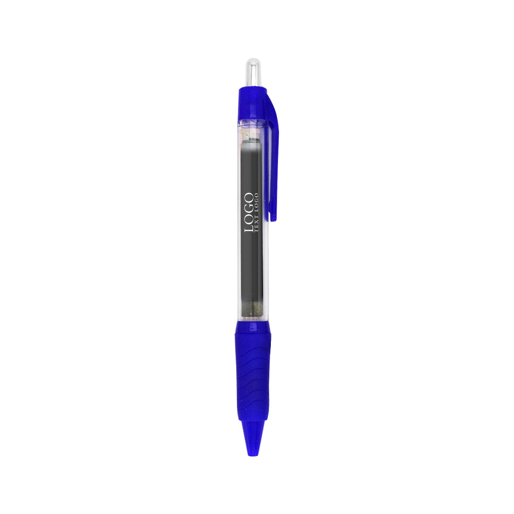 Custom Banner Pen Promotional Pen blue with logo