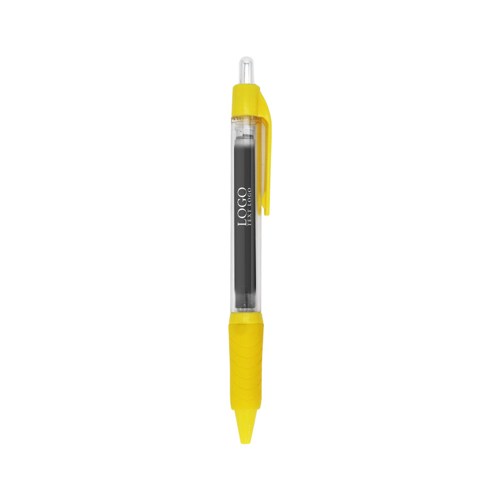 Custom Banner Pen Promotional Pen yellow with logo
