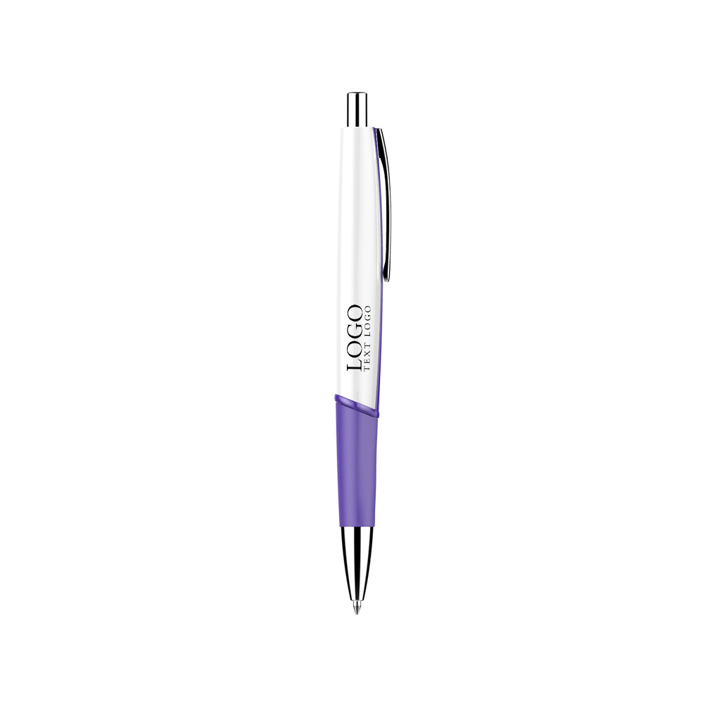 Click Action Balpen Logo Pen paars met logo