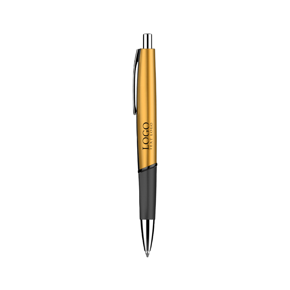 Click Action Custom Pens gold with logo