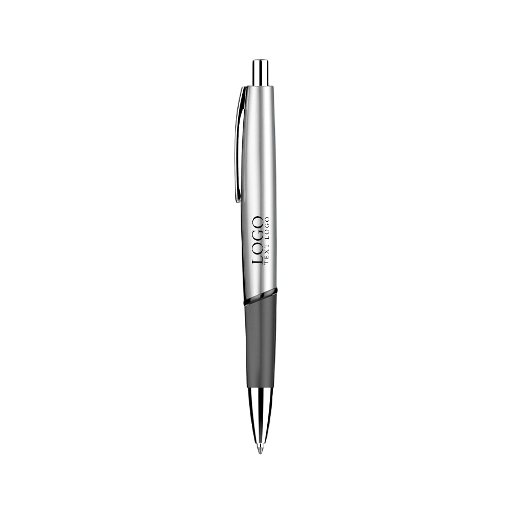 Click Action Custom Pens silver with logo