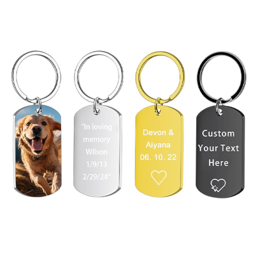 Dog Tag  Keychain all