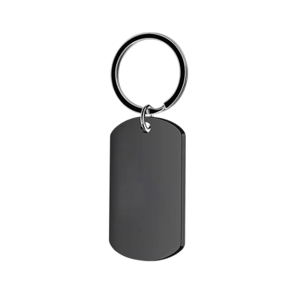 Dog Tag Keychain black Dog Tag Keychain black