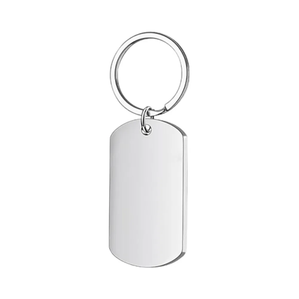 Dog Tag Keychain silver Dog Tag Keychain silver