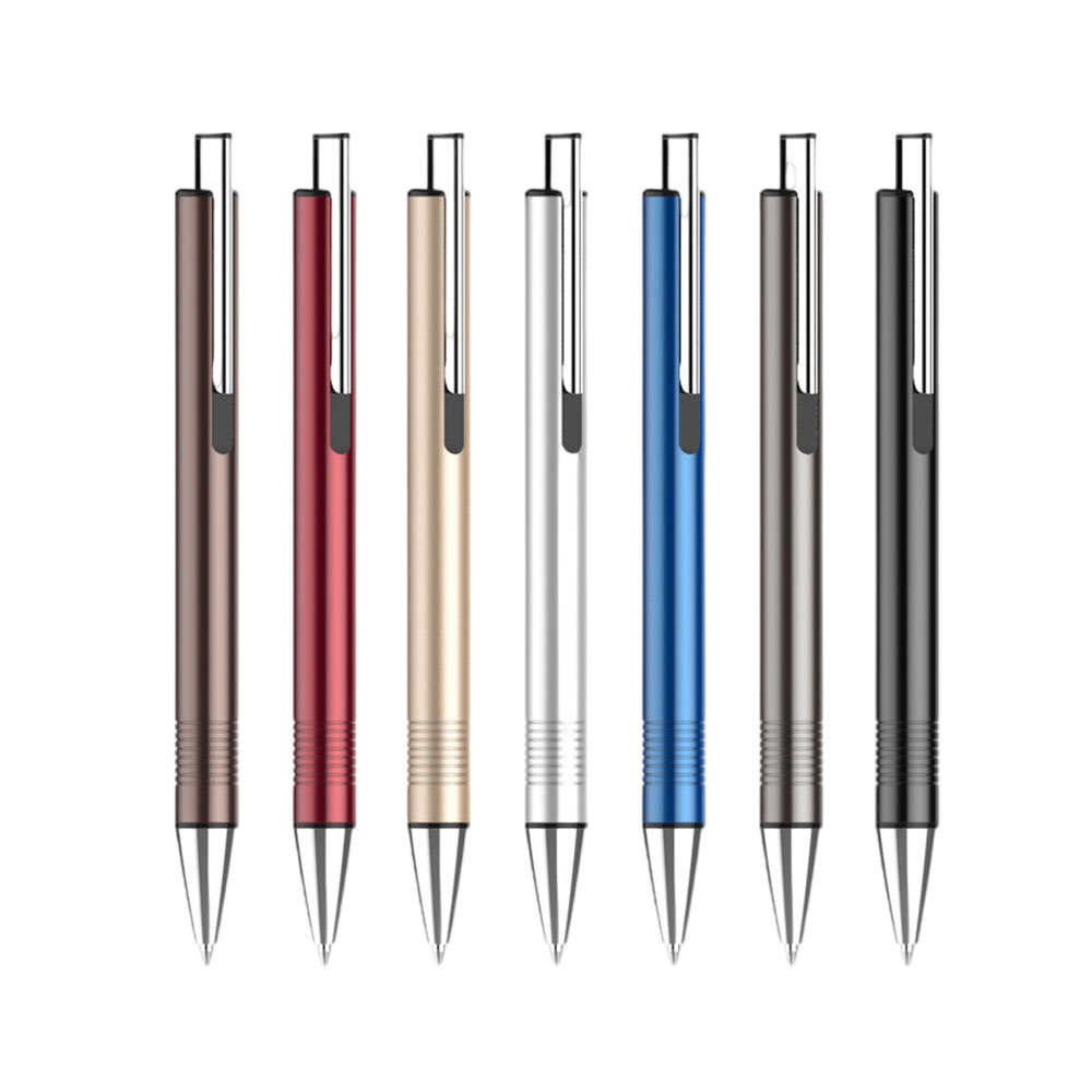 Custom Click Action Metal Construction Ballpoint Pen combination