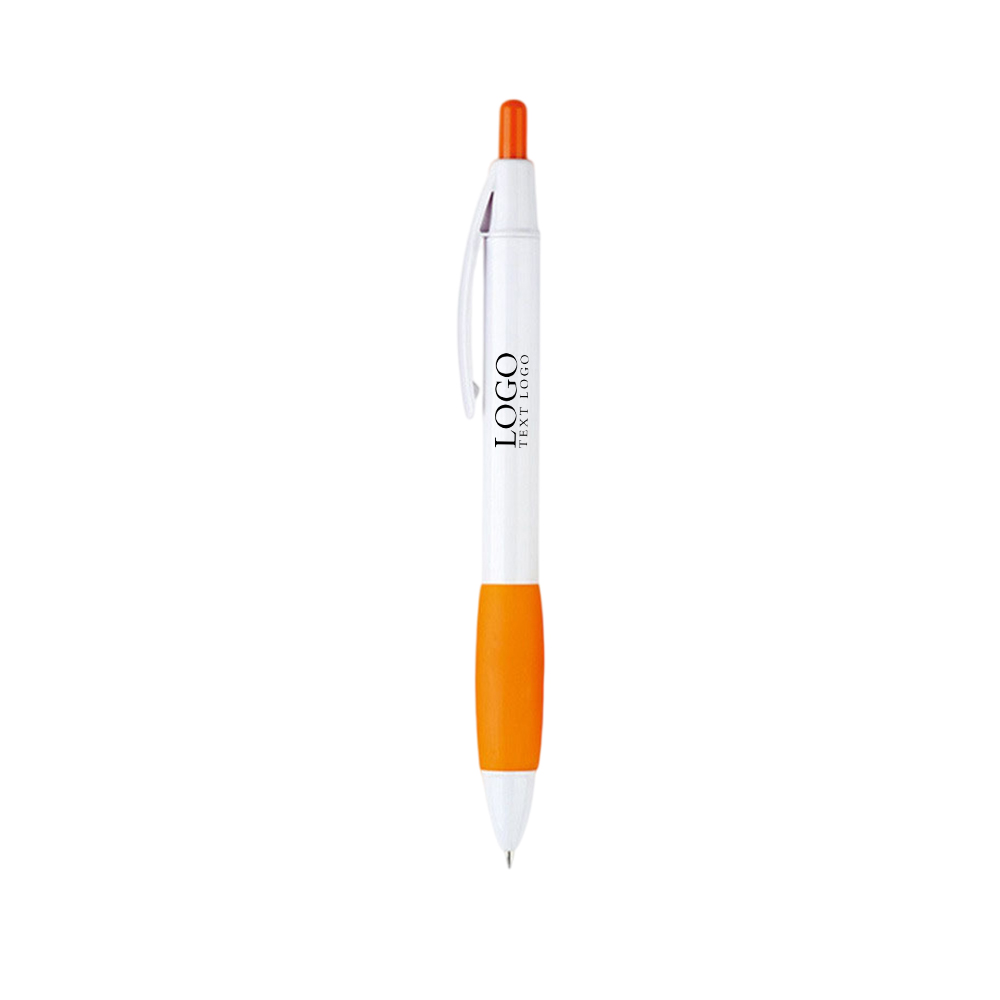 Custom The Click Performance Pen orange with logo