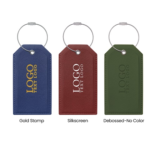 Soft PU Leather Luggage Tag