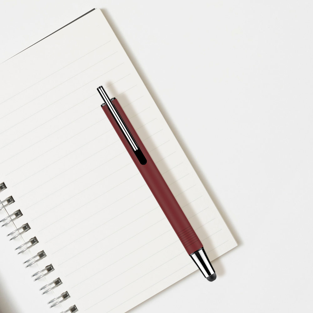 scene Click Action Aluminum Constructed Ballpoint Pen