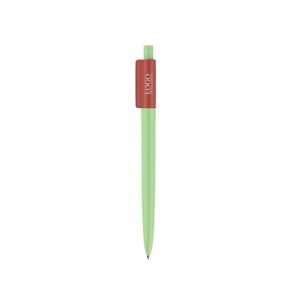 Colored Mardi Gras Magic Ballpoint Pen green with logo
