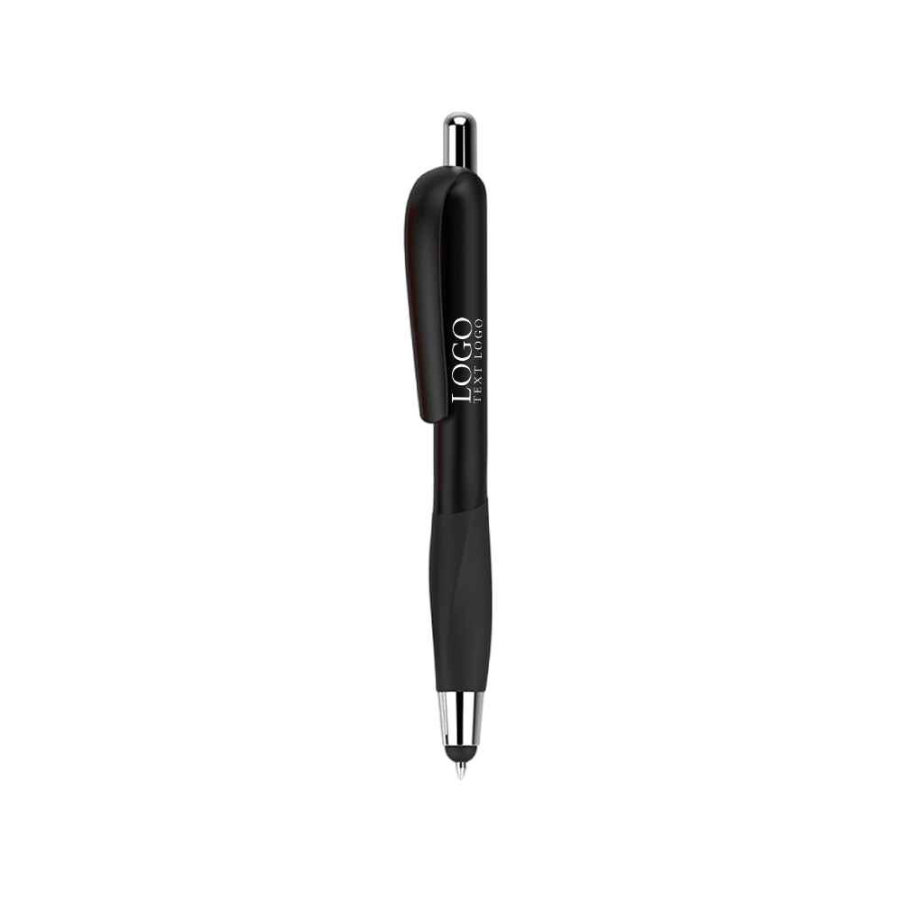 Multi-functional Custom Printed Pens black with logo