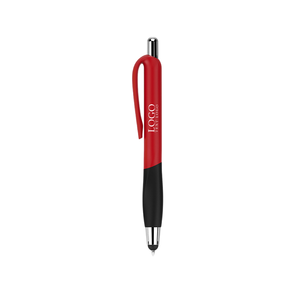 Multi-functional Custom Printed Pens red with logo