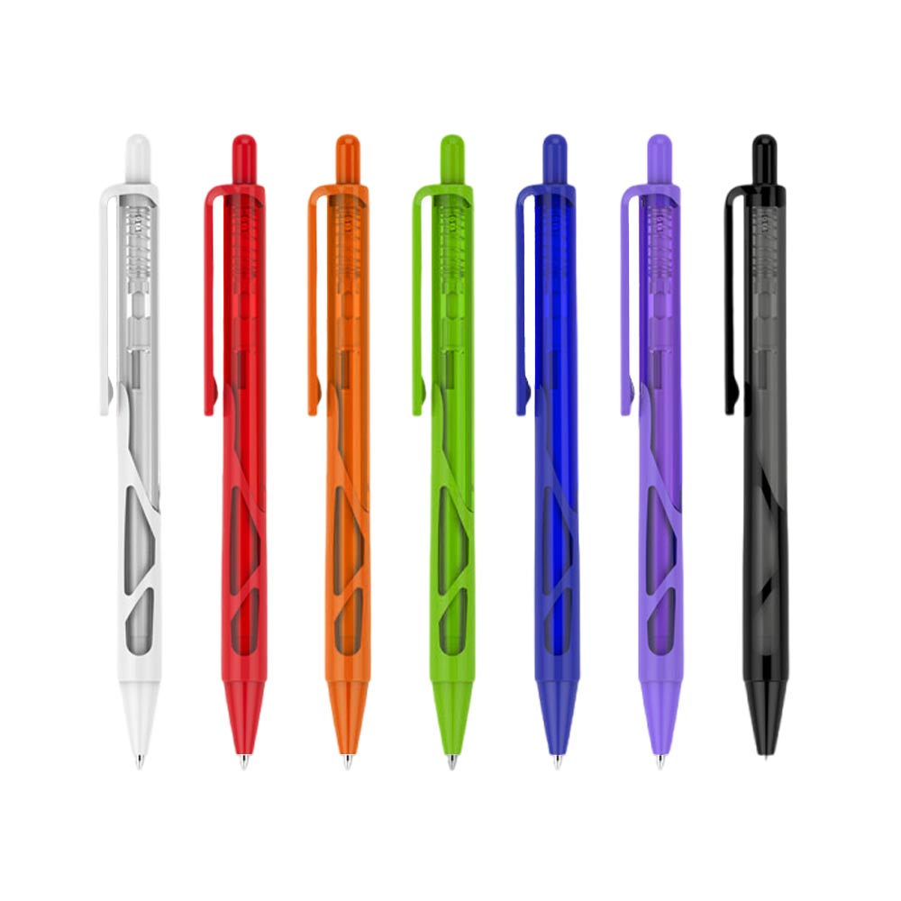 Translucent Screamer Plastic Ballpoint Pen combination