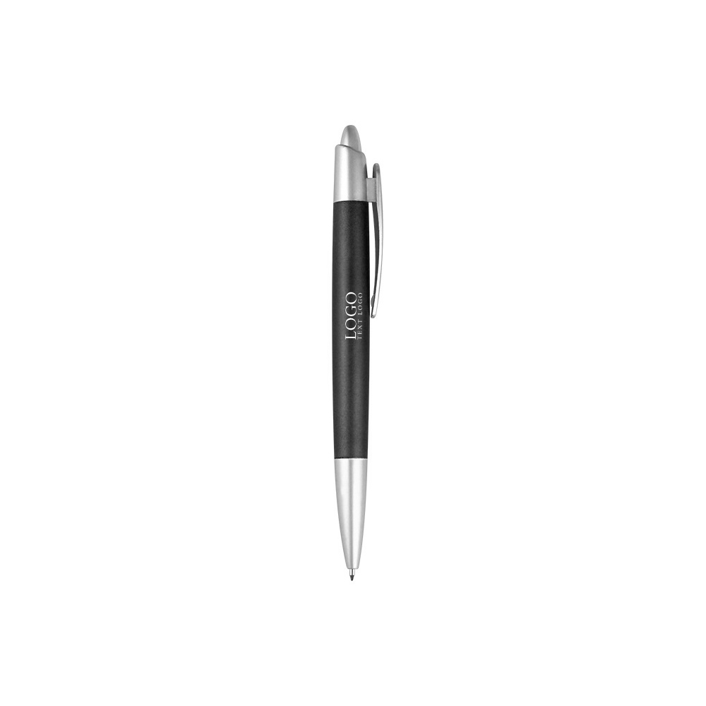 Unique Custom Plastic Click Action Pen black with logo