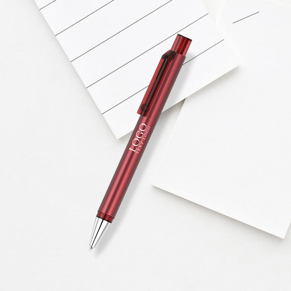 scene Custom Click Action Ballpoint Pen with logo