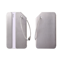 Aluminum Luggage Tag with Name Card
