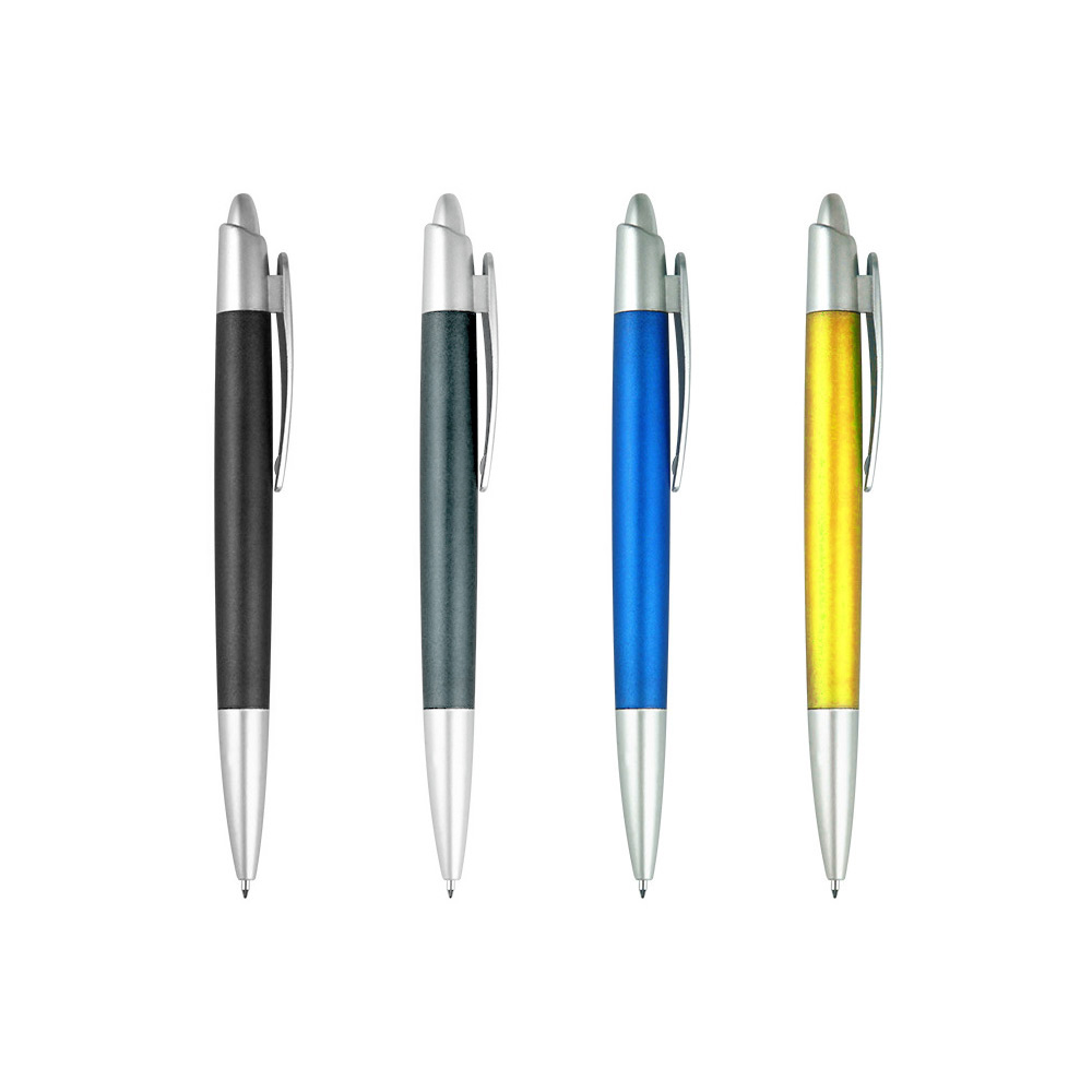 Unique Custom Plastic Click Action Pen combination