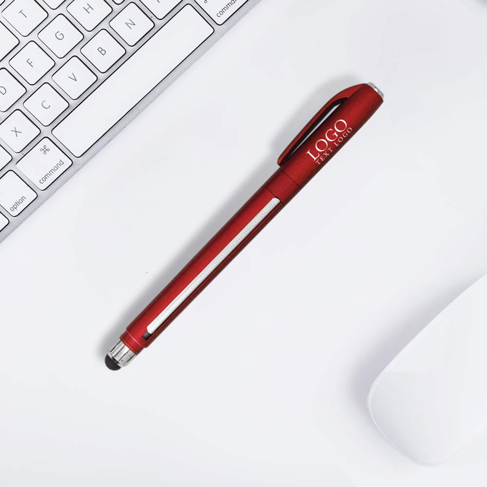 personalized Full Color Custom Banner Pen with Stylus