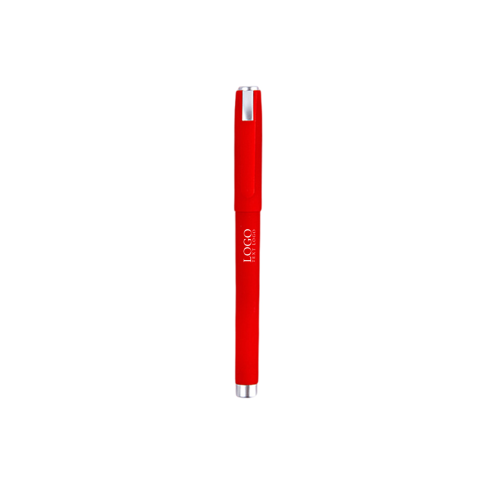 Business Office Gel Pen red with logo