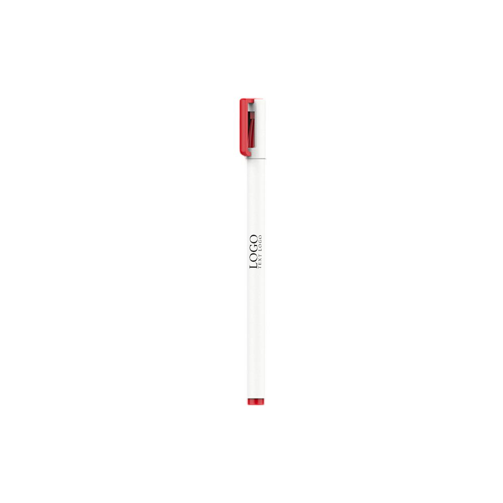 Harbor Custom Slim Gel Pen red with logo