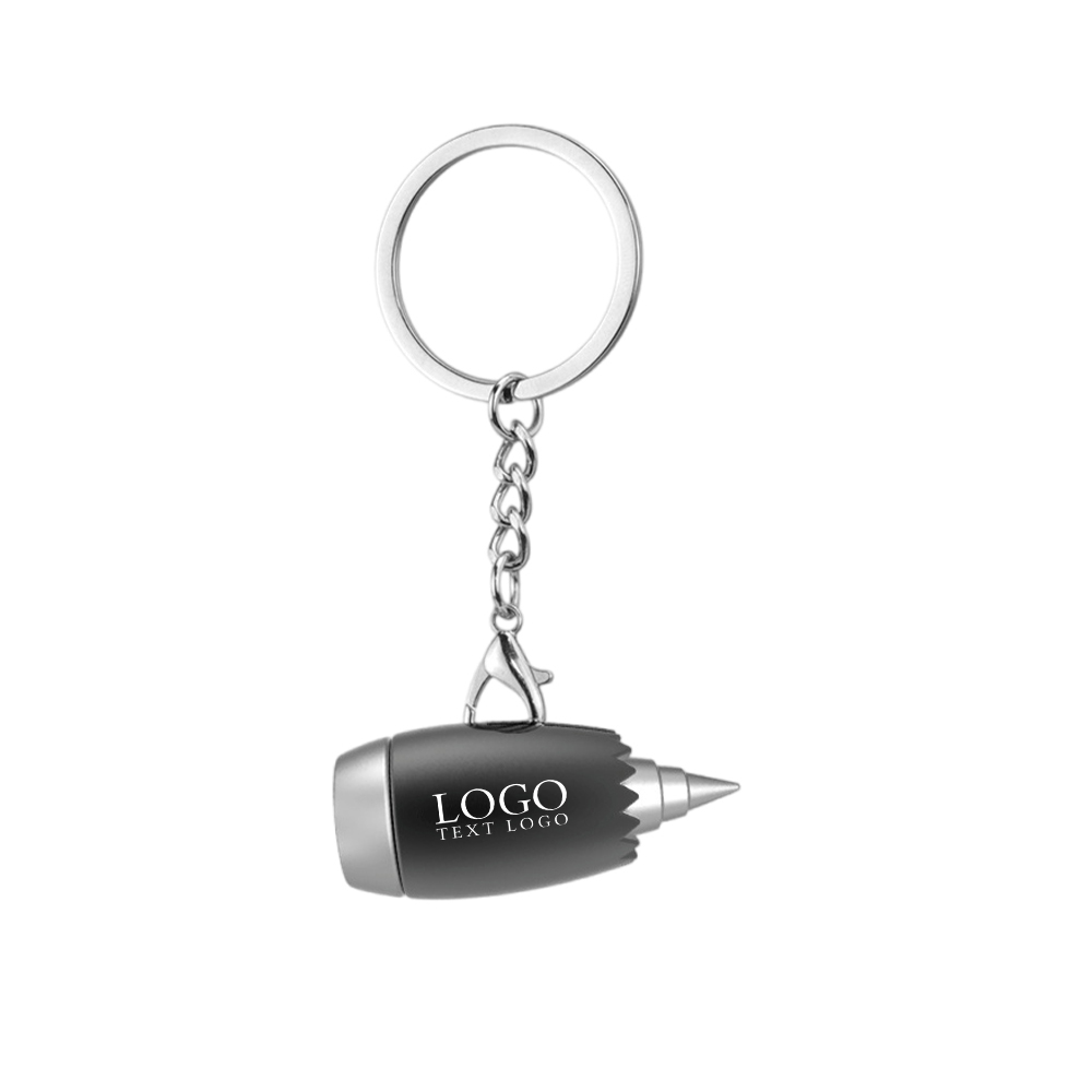 Airplane Engine keychains black with logo