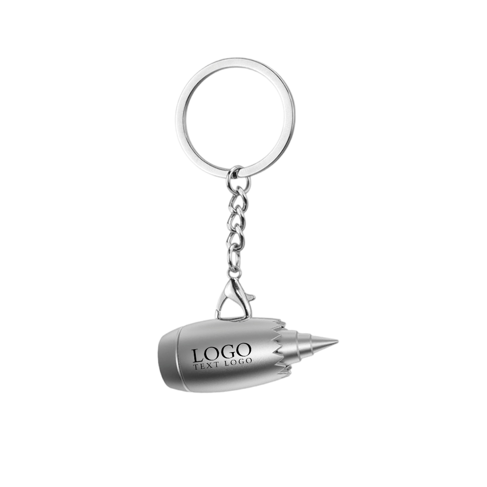 Airplane Engine keychains silver with logo