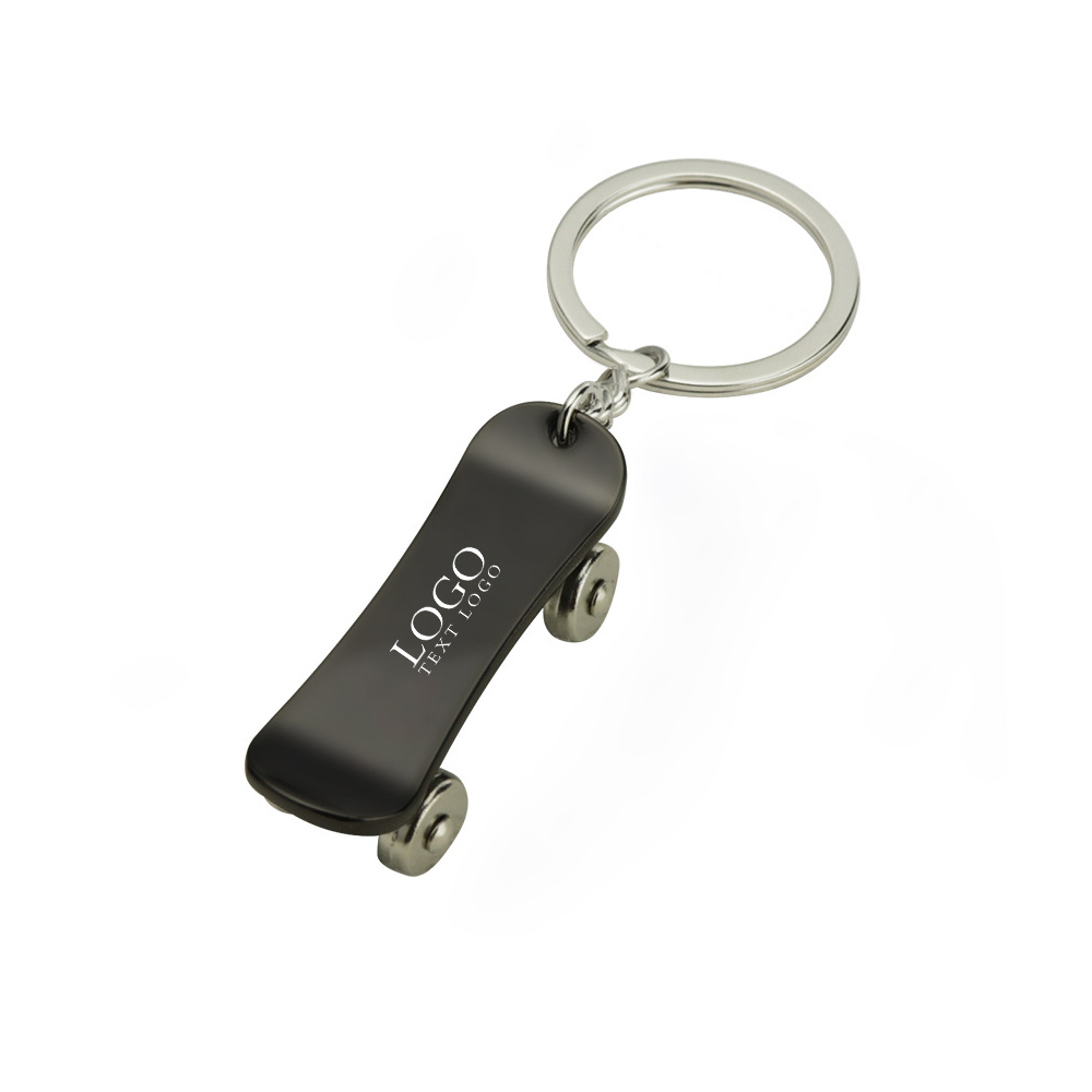 Creative fingertip scooter keychain black with logo