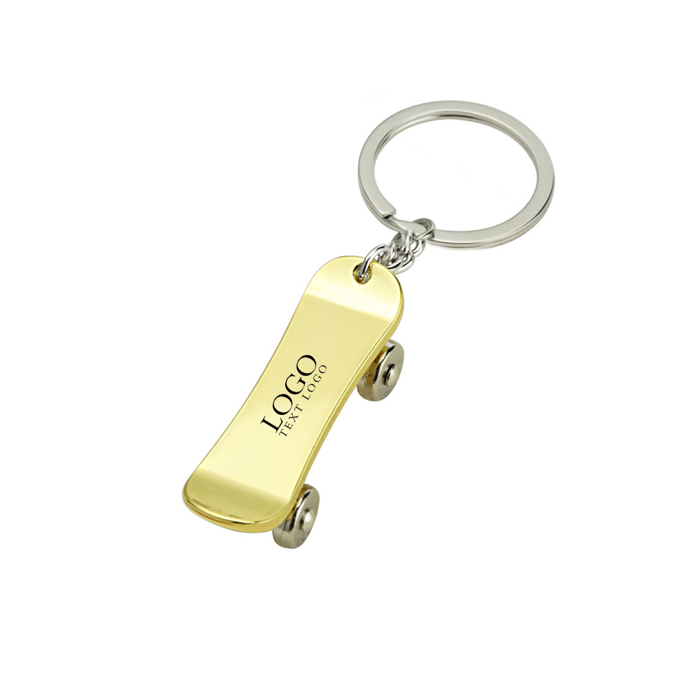 Creative fingertip scooter keychain gold with logo