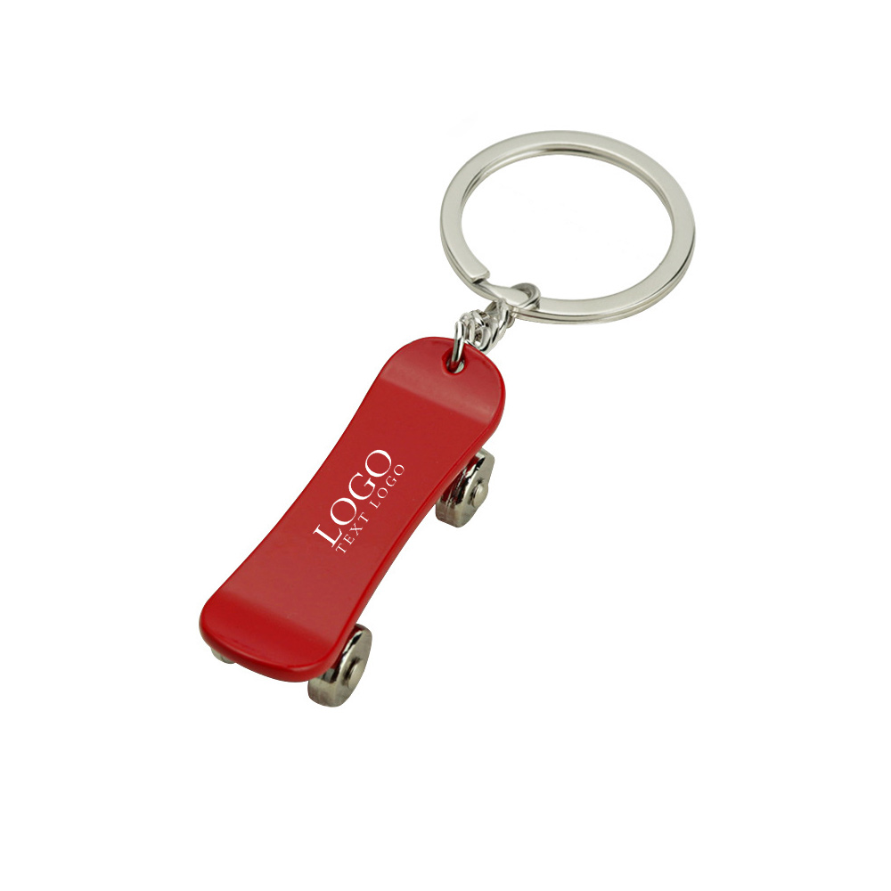 Creative fingertip scooter keychain red with logo