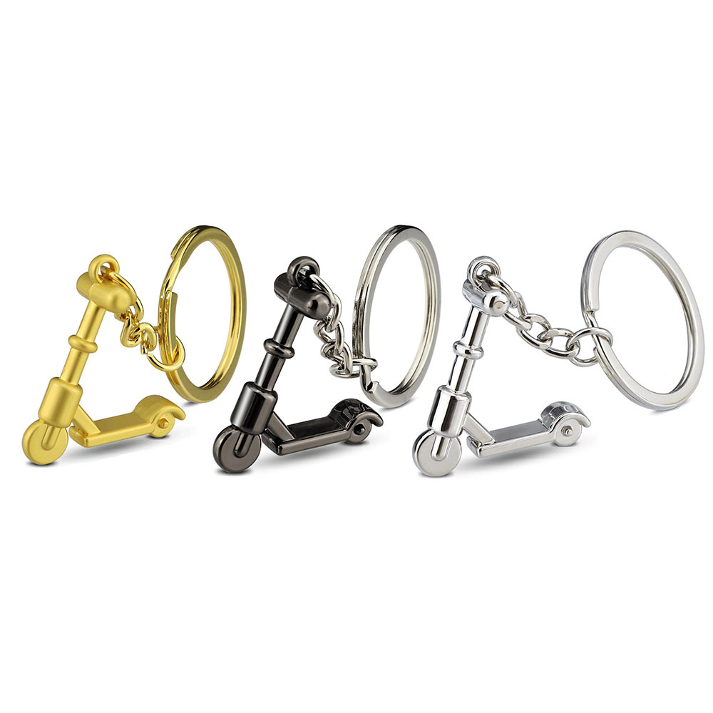 Metal Motorcycle Keychain