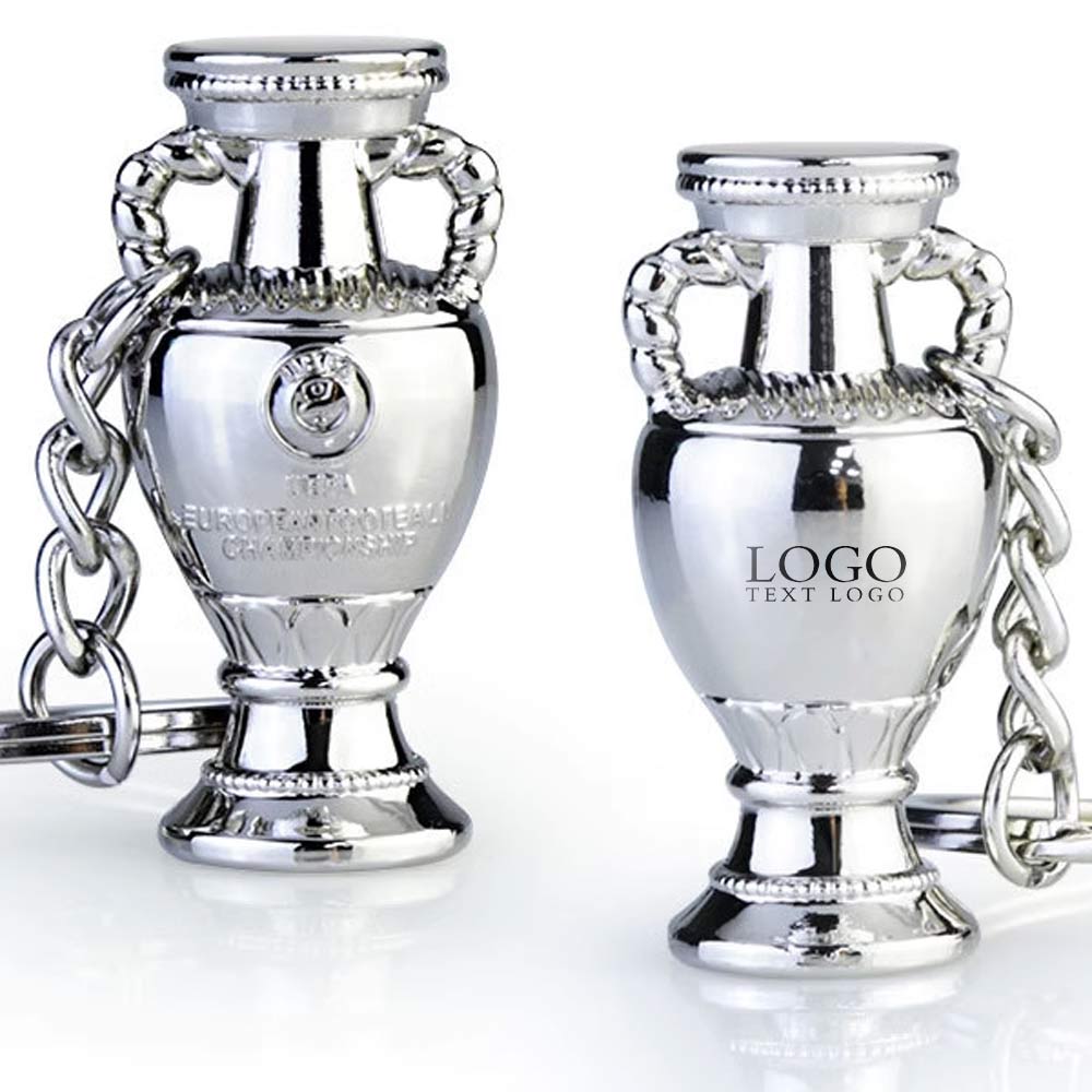 Trophy Keychain silver with logo