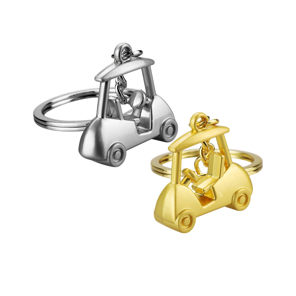 Golf sightseeing car keychain