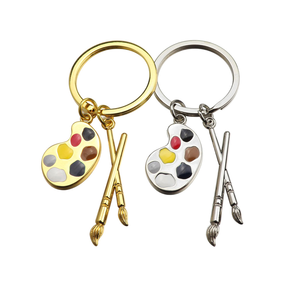 Paint Palette Keychain