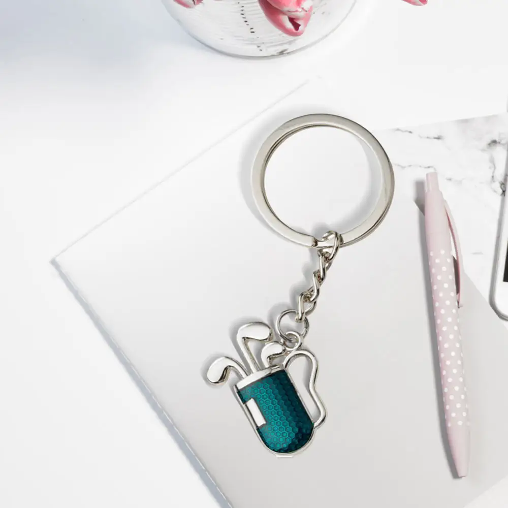 Colorful Golf Bucket Keyring Colorful Golf Bucket Keyring