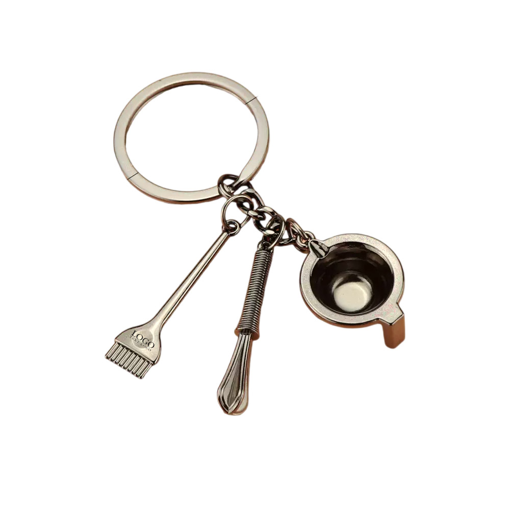 Stylist Color Kit Keychain black with logo