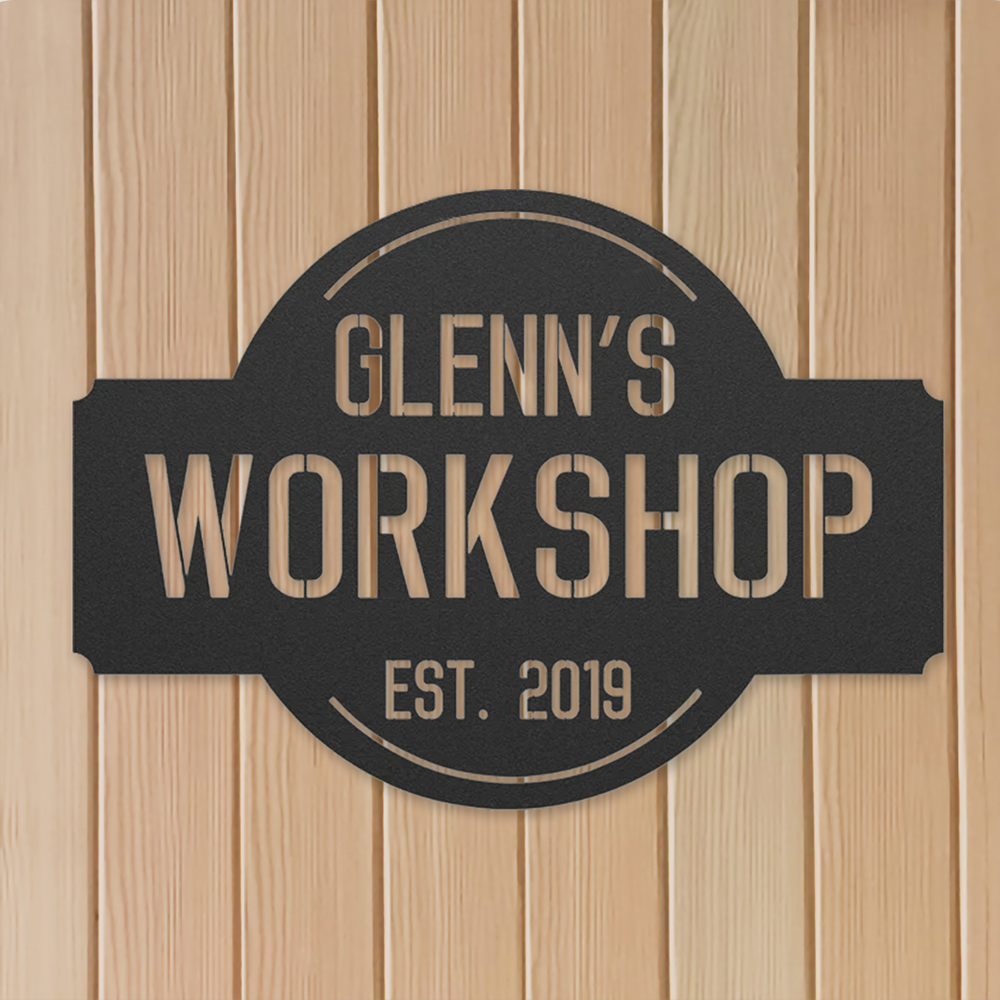 Workshop Garage Sign