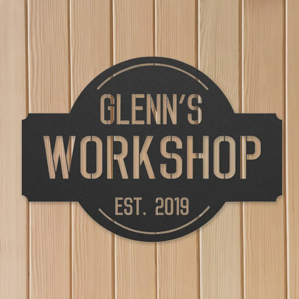 Werkplaats Garage Bord