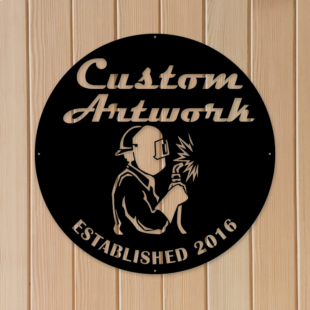 Metal business logo