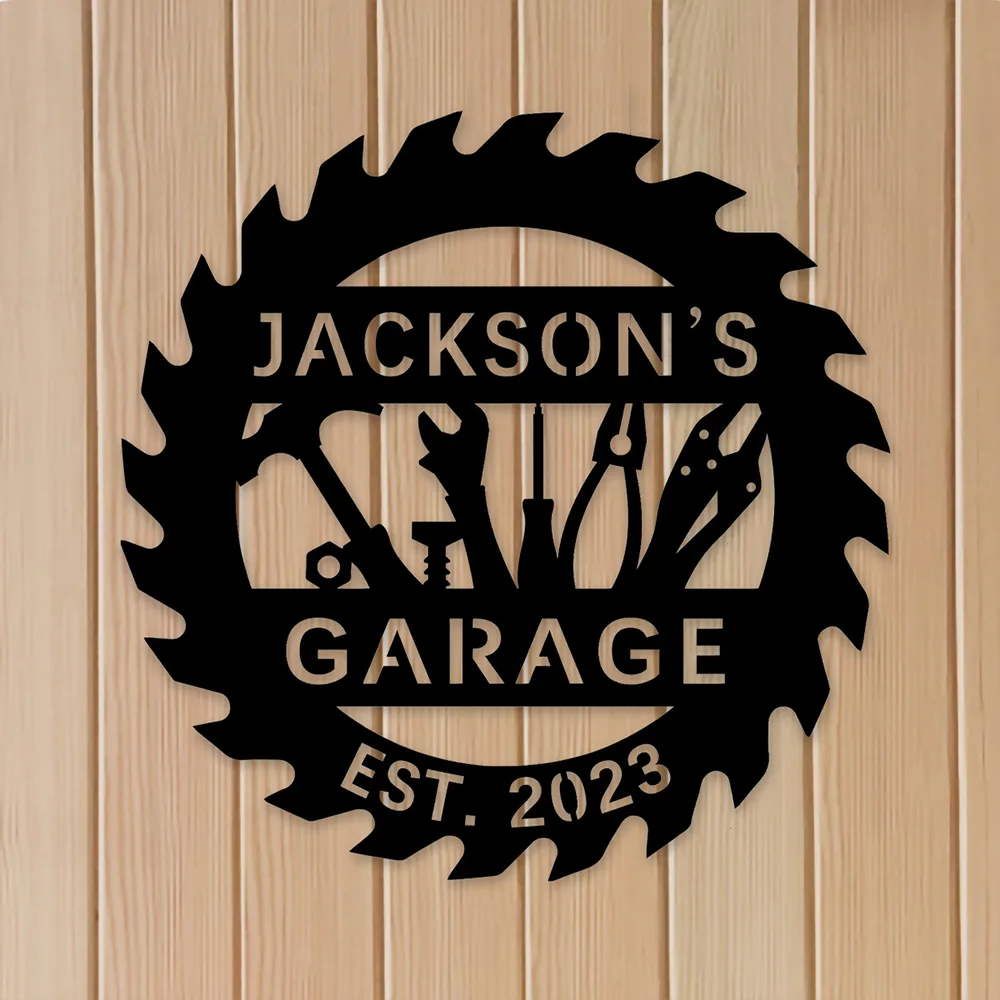 Metal Garage Wall Decor
