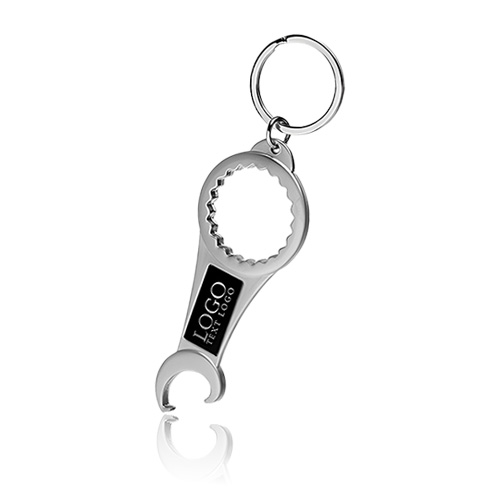 Advertising 2-in-1 Bottle Opener Keychains