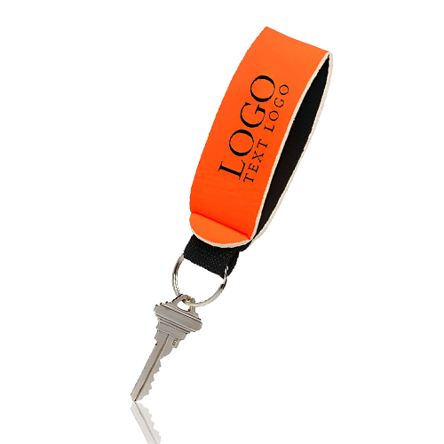 Advertising Neoprene Strap Keychains