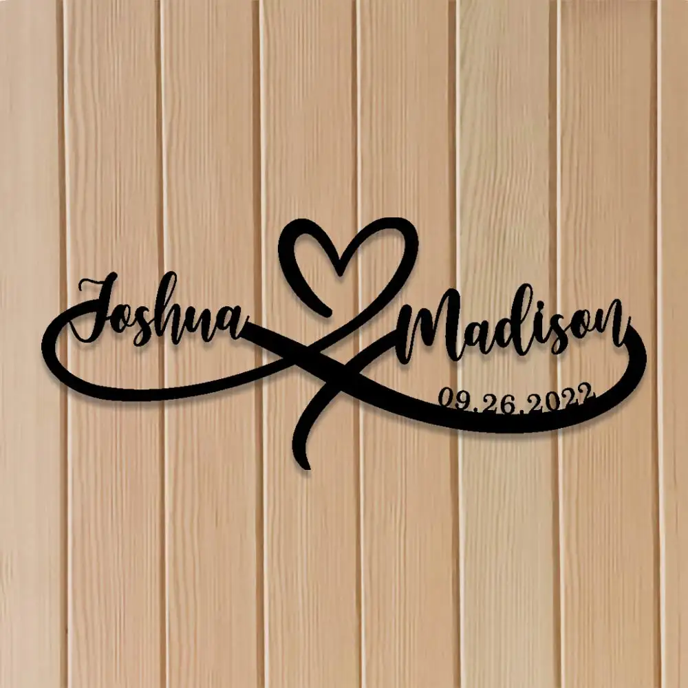 Couples Wedding Gifts Metal Sign